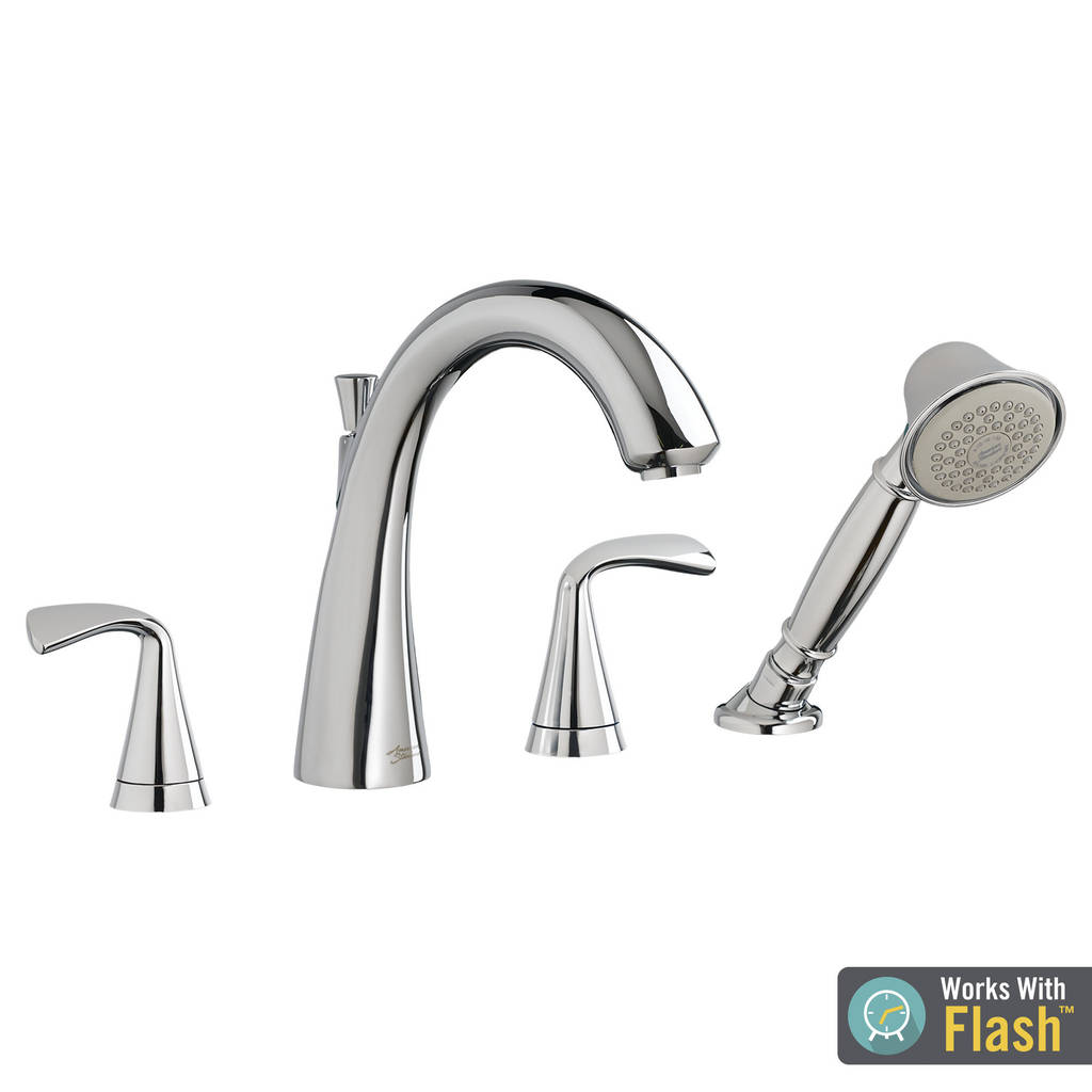 American Standard T186901.002 - Fluent Roman Tub Faucet with Personal Shower for Flash Rough-in Valves R910 American Standard T186901.002 - Fluent Roman Tub Faucet with Personal Shower for Flash Rough-in Valves R910