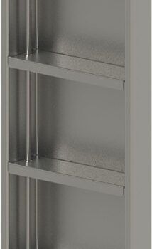 RUBINET SKU#9TWN4-RECESSED WALL NICHE WITH ADJUSTABLE SHELVES  12X24″