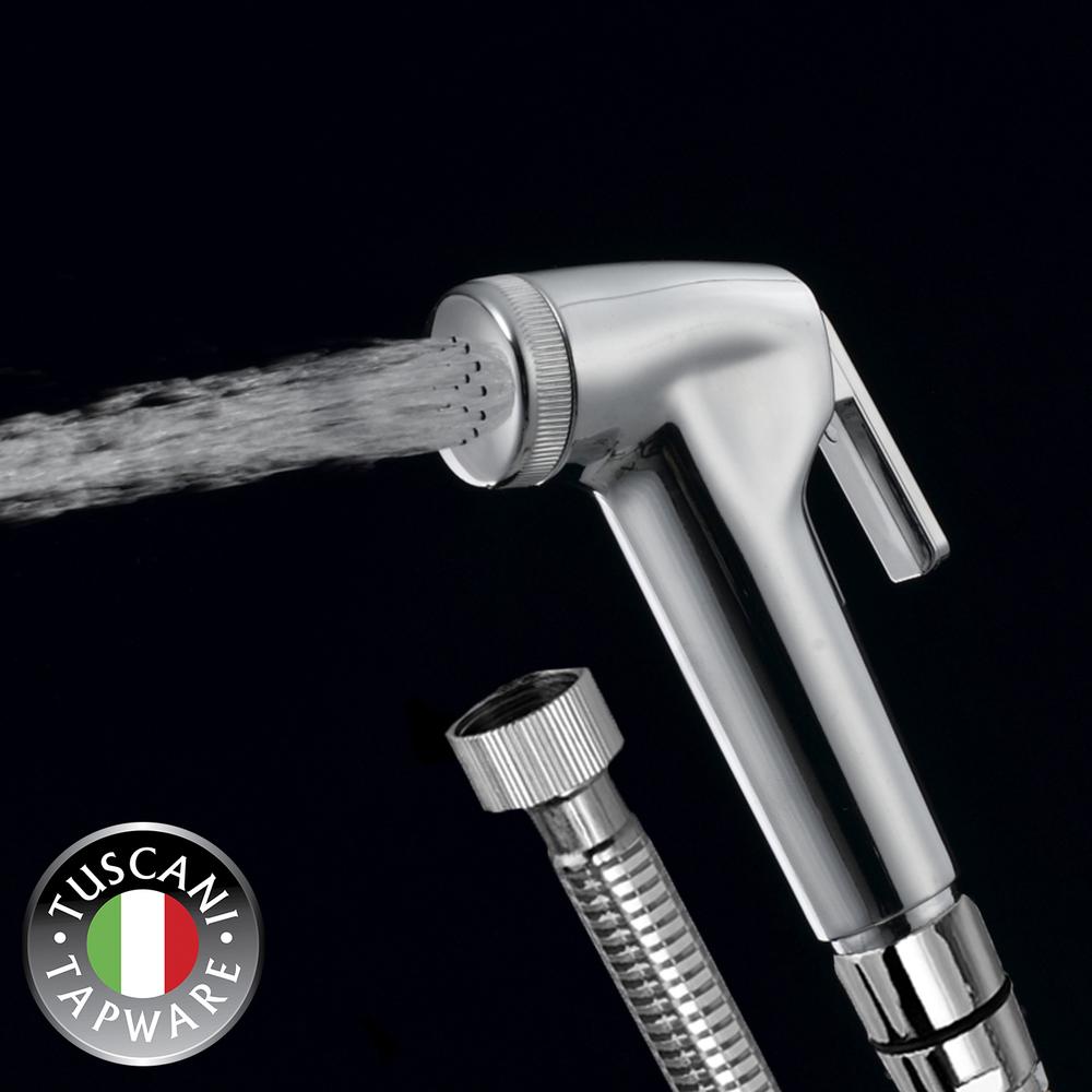 TUSCANI-BIDET SPRAY SET( SPRAY-HOSE-HOLDER)  CHROME TUSCANI-BIDET SPRAY SET( SPRAY-HOSE-HOLDER)  CHROME
