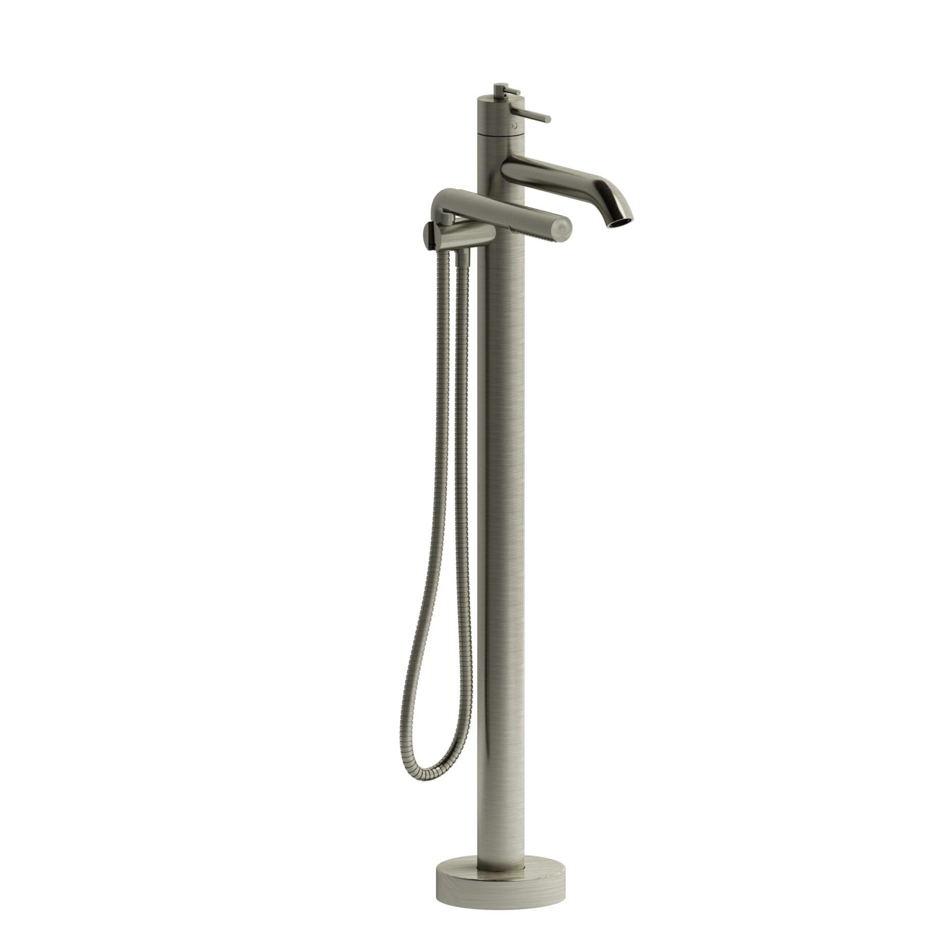 Riobel CS39BN - 2-way Type T floor-mount tub filler with hand shower Riobel CS39BN - 2-way Type T floor-mount tub filler with hand shower
