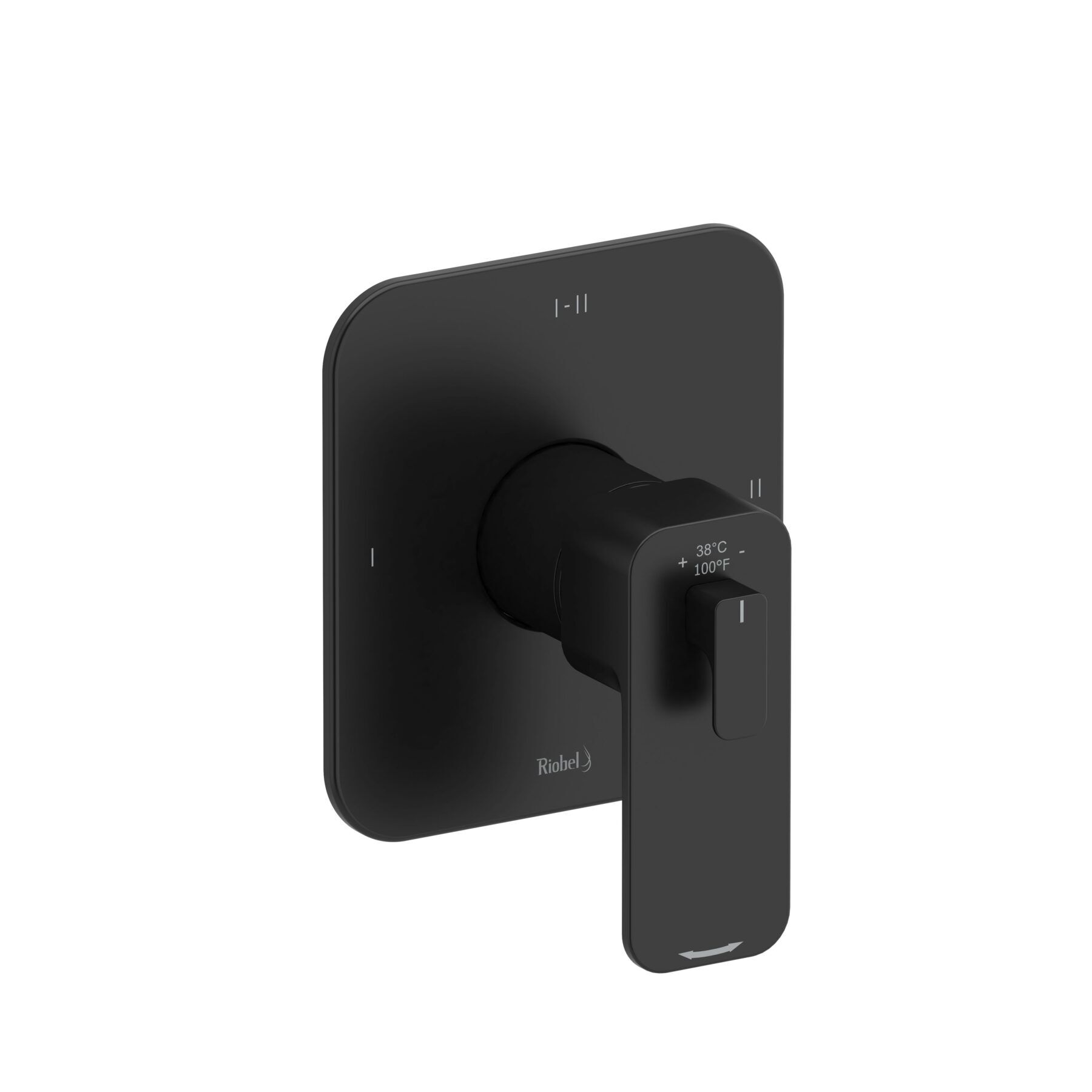 Riobel EQ23BK - 2-way Type T/P coaxial complete valve Riobel EQ23BK - 2-way Type T/P coaxial complete valve