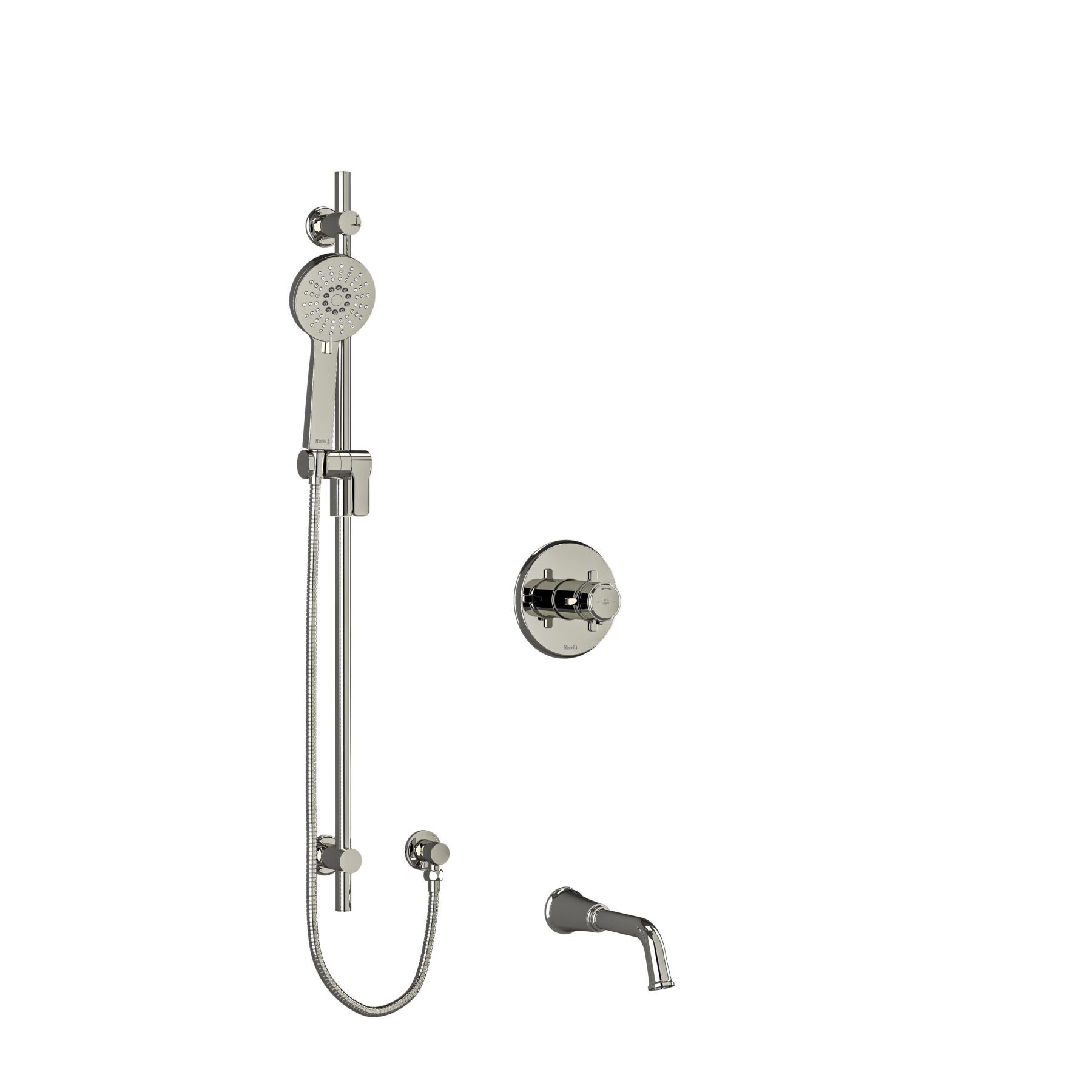 Riobel KIT1244MMRD+PN - ½" 2-way Type T/P shower system Riobel KIT1244MMRD+PN - ½" 2-way Type T/P shower system