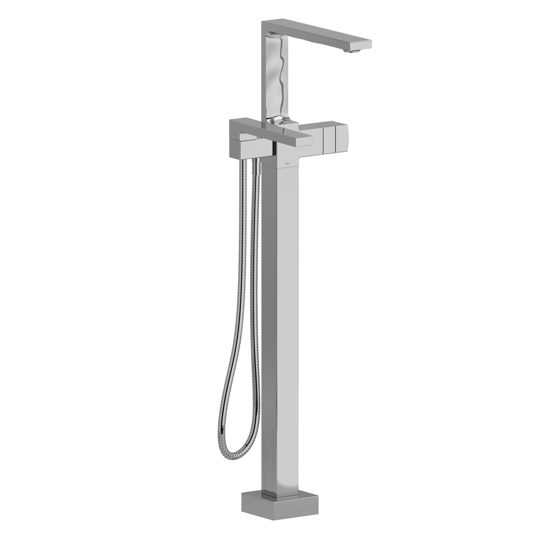 Riobel RF39C - 2-way Type T floor-mount tub filler with hand shower Riobel RF39C - 2-way Type T floor-mount tub filler with hand shower