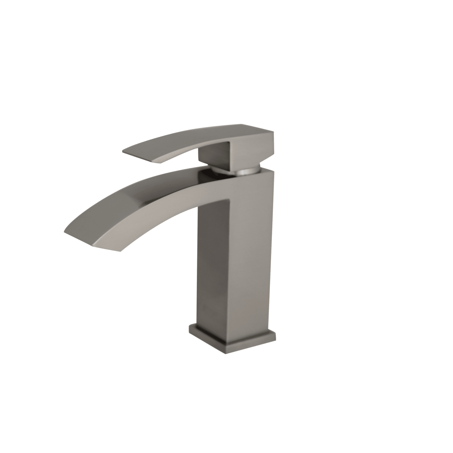 STYLISH - Single Handle Bathroom Faucet for Single Hole Brass Basin Mixer Tap, Brushed Nickel Finish B-109B STYLISH - Single Handle Bathroom Faucet for Single Hole Brass Basin Mixer Tap, Brushed Nickel Finish B-109B
