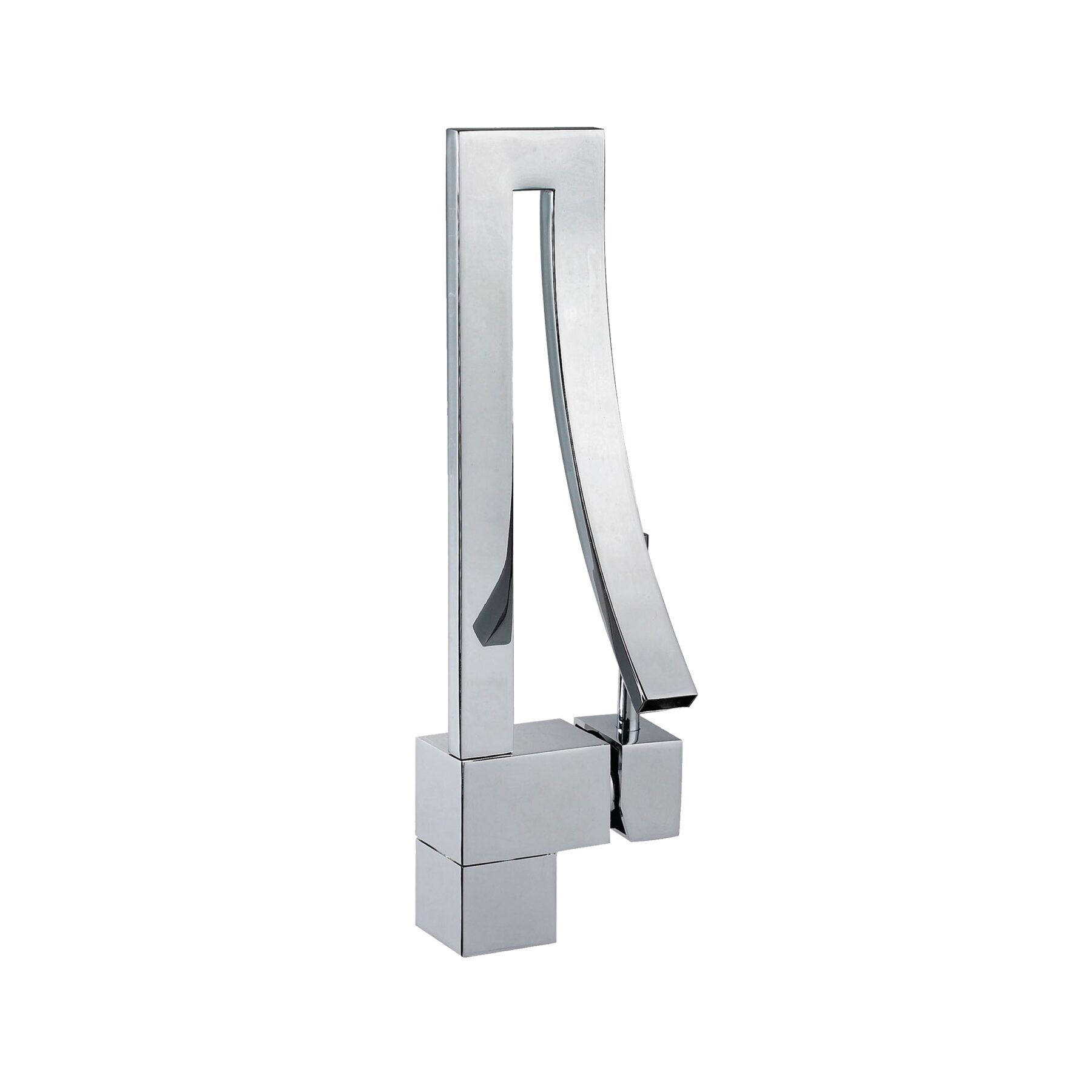 STYLISH - Single Handle Bathroom Faucet for Single Hole Brass Basin Mixer Tap, Polished Chrome Finish STYLISH - Single Handle Bathroom Faucet for Single Hole Brass Basin Mixer Tap, Polished Chrome Finish