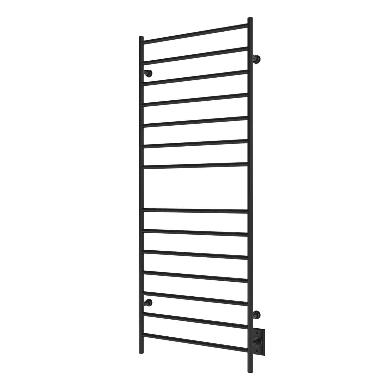ICO K4055W - 24"x60" Kontour Linear Electric Hardwired Towel Warmer Matte Black ICO K4055W - 24"x60" Kontour Linear Electric Hardwired Towel Warmer Matte Black