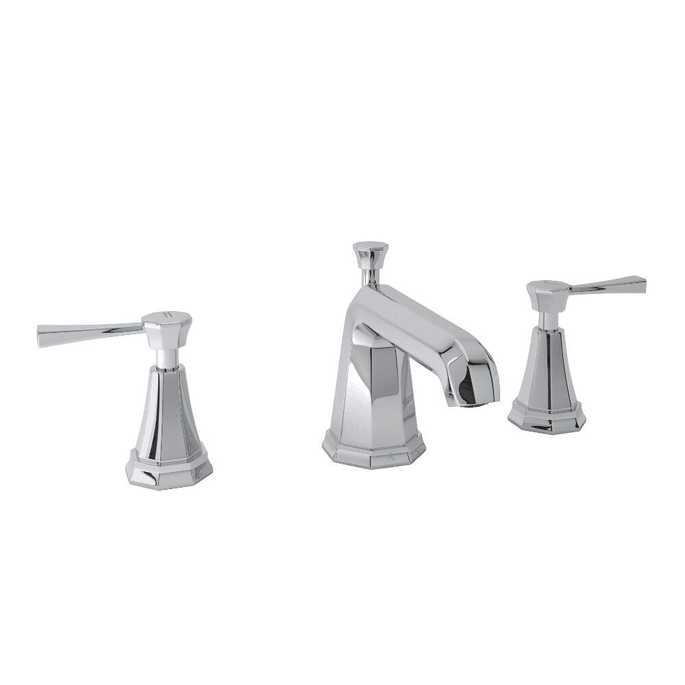 Perrin & Rowe U.3141LS-APC-2 - Deco™ Widespread Lavatory Faucet Perrin & Rowe U.3141LS-APC-2 - Deco™ Widespread Lavatory Faucet