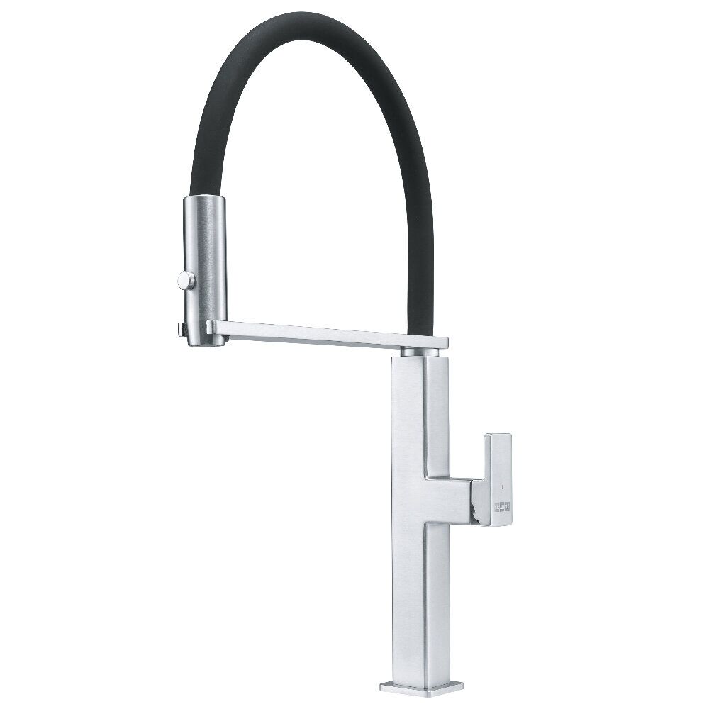 Franke Centinox 19.7-inch Semi-Pro Kitchen Faucet in Stainless Steel, CEN-SP-304 Franke Centinox 19.7-inch Semi-Pro Kitchen Faucet in Stainless Steel, CEN-SP-304