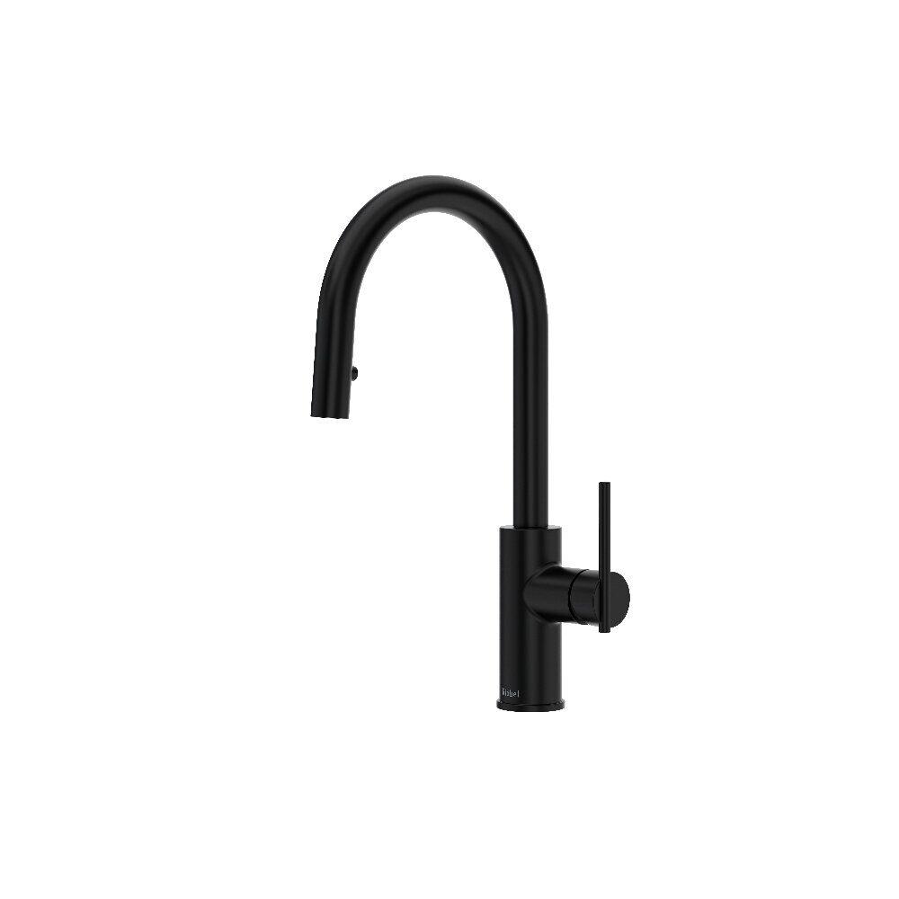 Riobel LT101BK - Lateral™ Pull-Down Kitchen Faucet With Single Spray Riobel LT101BK - Lateral™ Pull-Down Kitchen Faucet With Single Spray