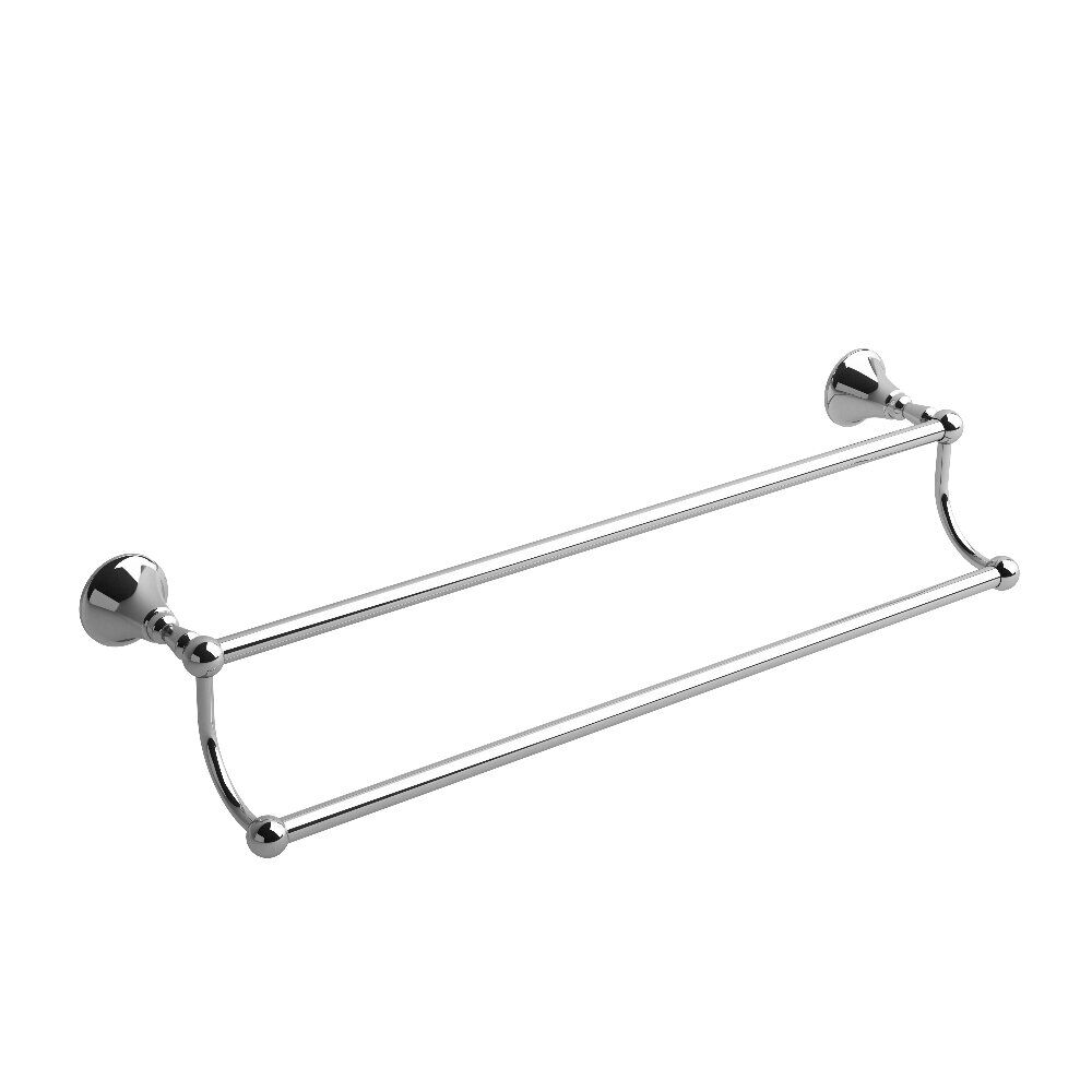 Riobel MM6C - Momenti™ Double 24" Towel Bar Riobel MM6C - Momenti™ Double 24" Towel Bar