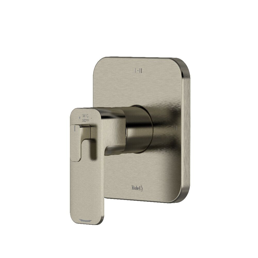 Riobel TEQ23BN - Equinox™ 1/2" Therm & Pressure Balance Trim With 3 Functions Riobel TEQ23BN - Equinox™ 1/2" Therm & Pressure Balance Trim With 3 Functions