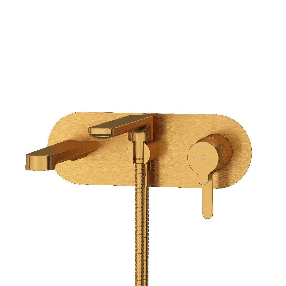 Riobel TNB21BG - Nibi™ Wall Mount Tub Filler Trim Riobel TNB21BG - Nibi™ Wall Mount Tub Filler Trim
