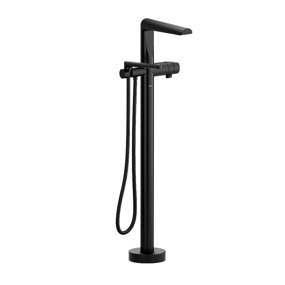 Riobel TPB39BK - Parabola™ Single Hole Floor Mount Tub Filler Trim Riobel TPB39BK - Parabola™ Single Hole Floor Mount Tub Filler Trim