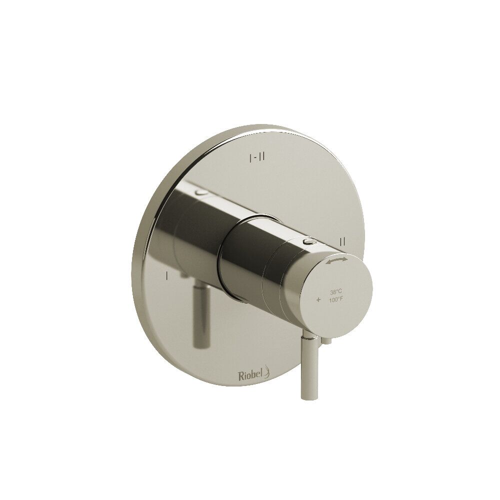 Riobel TRUTM23PN - Riu™ 1/2" Therm & Pressure Balance Trim With 3 Functions Riobel TRUTM23PN - Riu™ 1/2" Therm & Pressure Balance Trim With 3 Functions