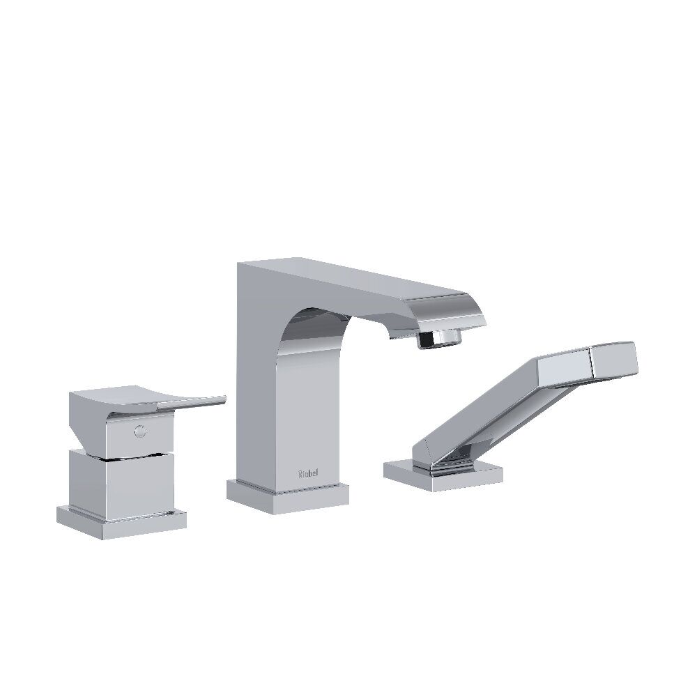 Riobel TZO10C - 3-Piece Deck-Mount Tub Filler With Handshower Trim Riobel TZO10C - 3-Piece Deck-Mount Tub Filler With Handshower Trim