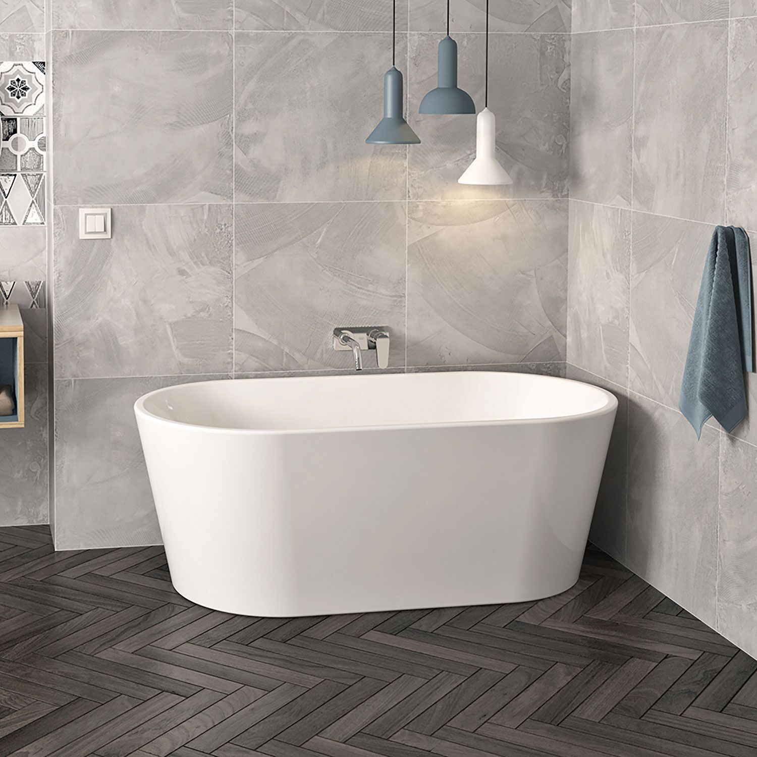 ZITTA - FREESTANDING BATHTUB 66 3/4" - WHITE