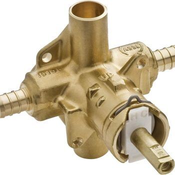 Moen 2580 Posi-Temp Brass Pressure Balancing Shower Valve, 1/2-Inch Crimp Ring PEX Connection